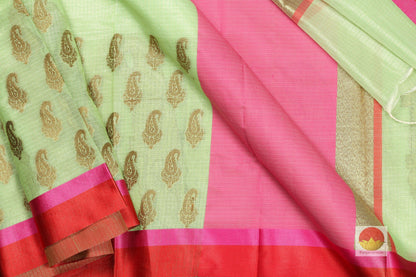 Lite Weight Handwoven Silk Cotton Saree - PSC 22 - Silk Cotton - Panjavarnam PSC 22