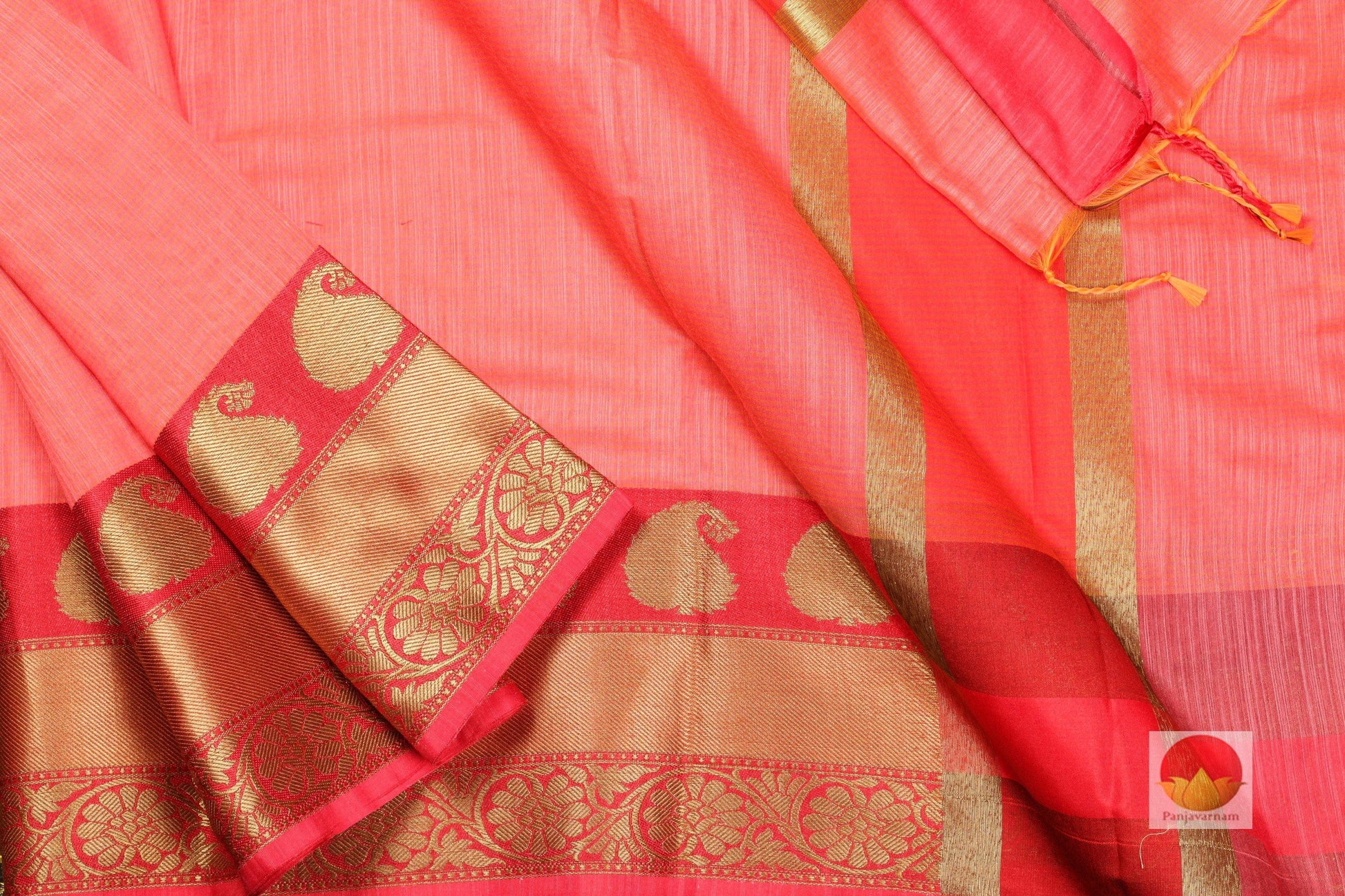 Lite Weight Silk Cotton Saree - PSC 24 - Silk Cotton - Panjavarnam PSC 24