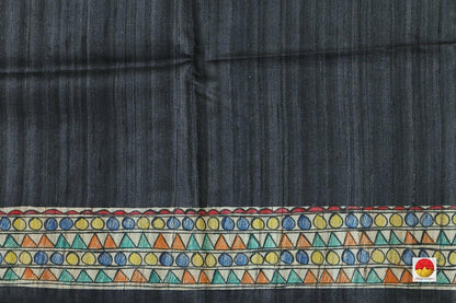 Madhubani - Handwoven Tussar Silk Saree - PT 546 - Archives - Tussar Silk - Panjavarnam