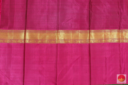 Magenta & Pink - Handwoven Pure Silk Kanjivaram Saree - Silk Jacquard - PV 502 Archives - Silk Sari - Panjavarnam