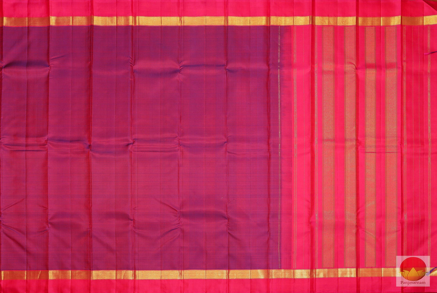 Magenta and Red - Lite Weight Handwoven Pure Silk Kanjivaram Saree - PV SVS 12225 Archives - Silk Sari - Panjavarnam
