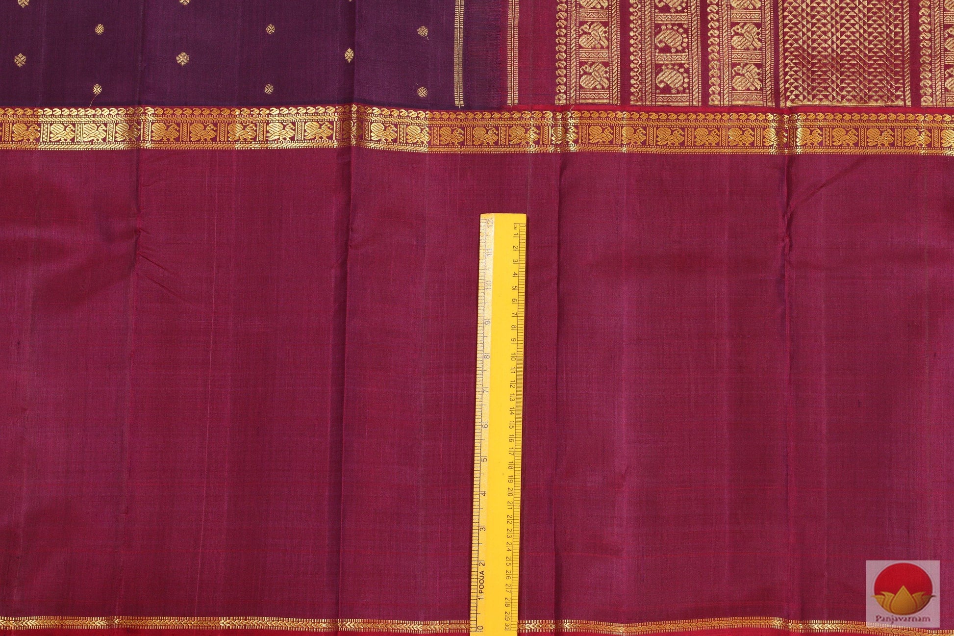 Mubbagam - Handwoven Pure Silk Kanjivaram Saree - Pure Zari - PV G 1856 Archives - Silk Sari - Panjavarnam