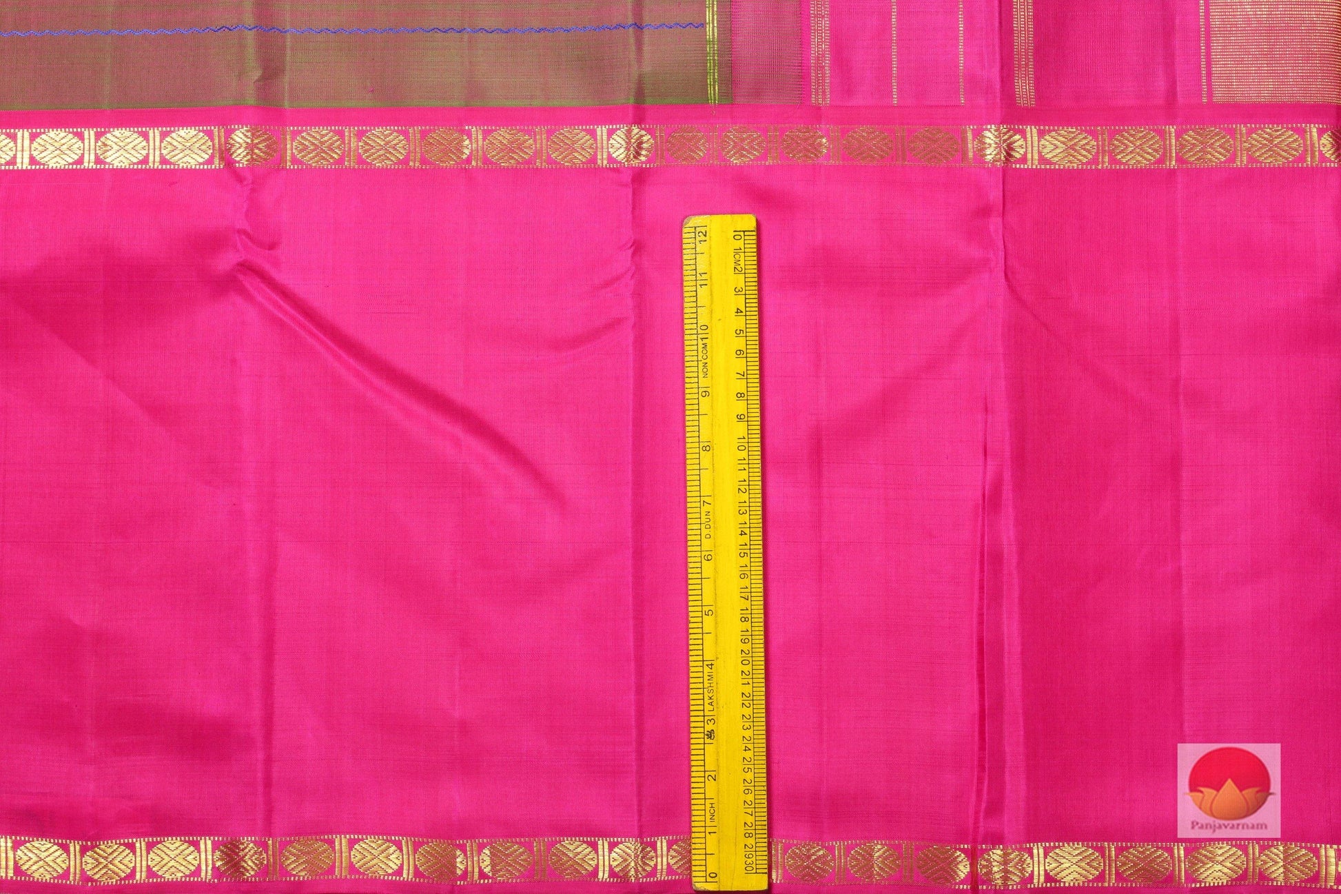 Mubbagam Handwoven Pure Silk Kanjivaram Saree - Veldhari Stripes - PVSM G 55 - Silk Sari - Panjavarnam