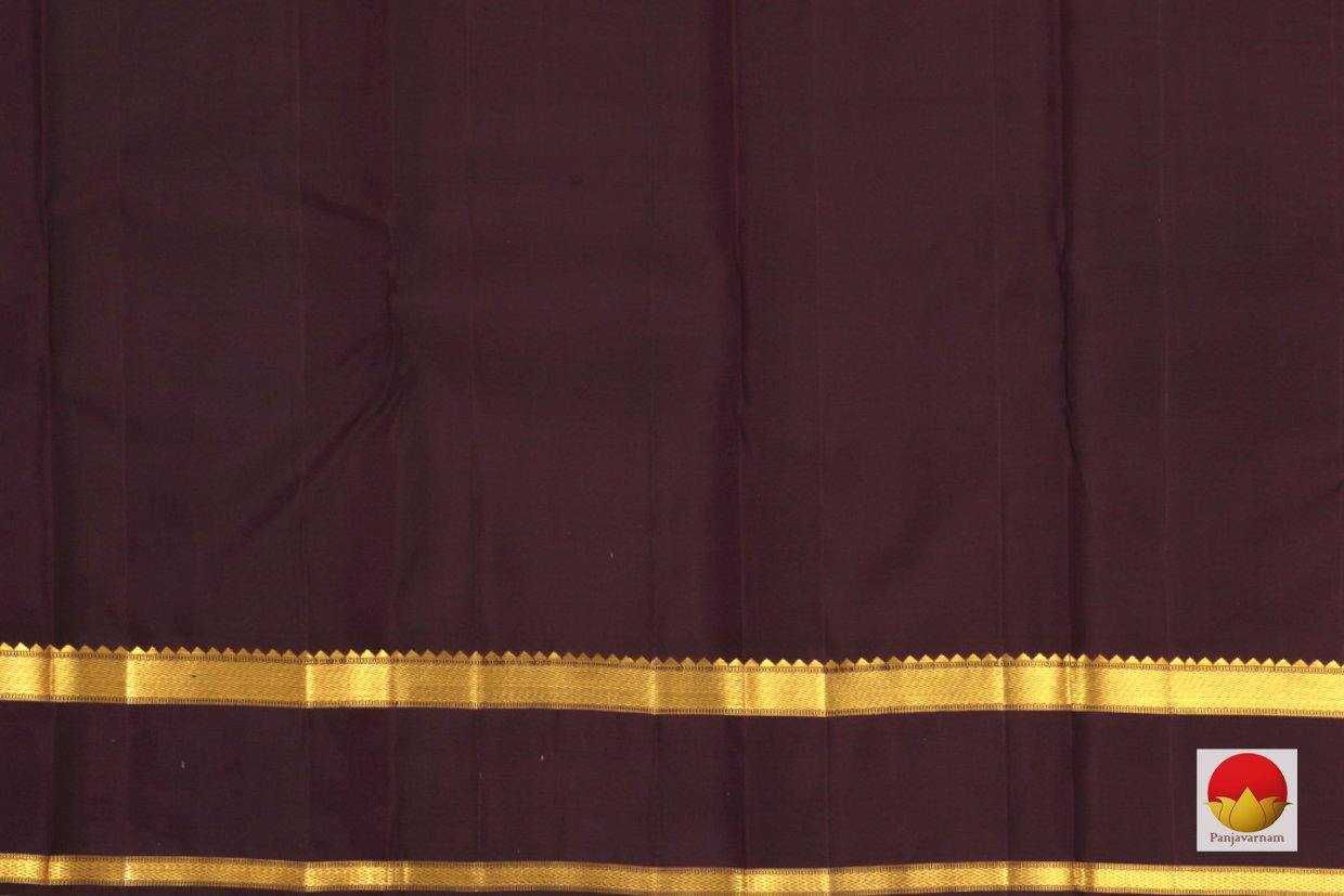 Multi Coloured Checks Kanchipuram Silk Saree Handwoven Pure Silk Pure Zari For Festive Wear PV G 4275 - Silk Sari - Panjavarnam PV G 4275