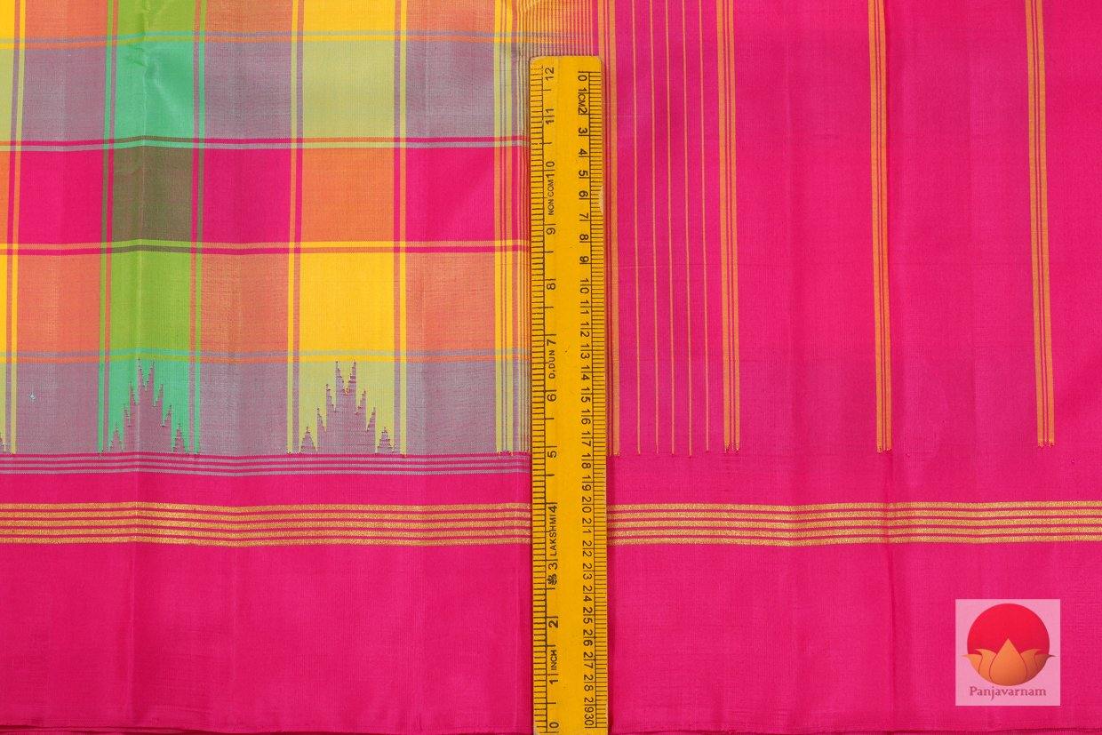 border detail of kanchipuram silk saree