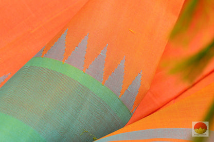 No Zari - Kanchipuram Silk Saree - Handwoven Pure Silk - PV G 4069 Archives - Silk Sari - Panjavarnam