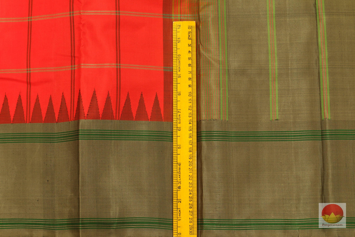No Zari - Kanchipuram Silk Saree - Handwoven Pure Silk - PV G 4070 Archives - Silk Sari - Panjavarnam