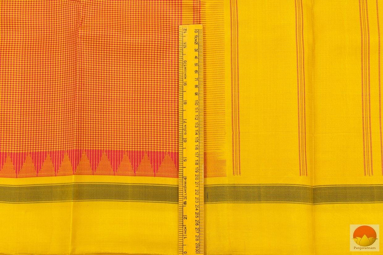No Zari - Kanchipuram Silk Saree - Handwoven Pure Silk - PV G 4074 Archives - Silk Sari - Panjavarnam
