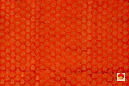 Orange Bandhani Shibori Kota Silk Saree Handwoven For Office Wear PV RJ 38 - Bandhani Silk - Panjavarnam