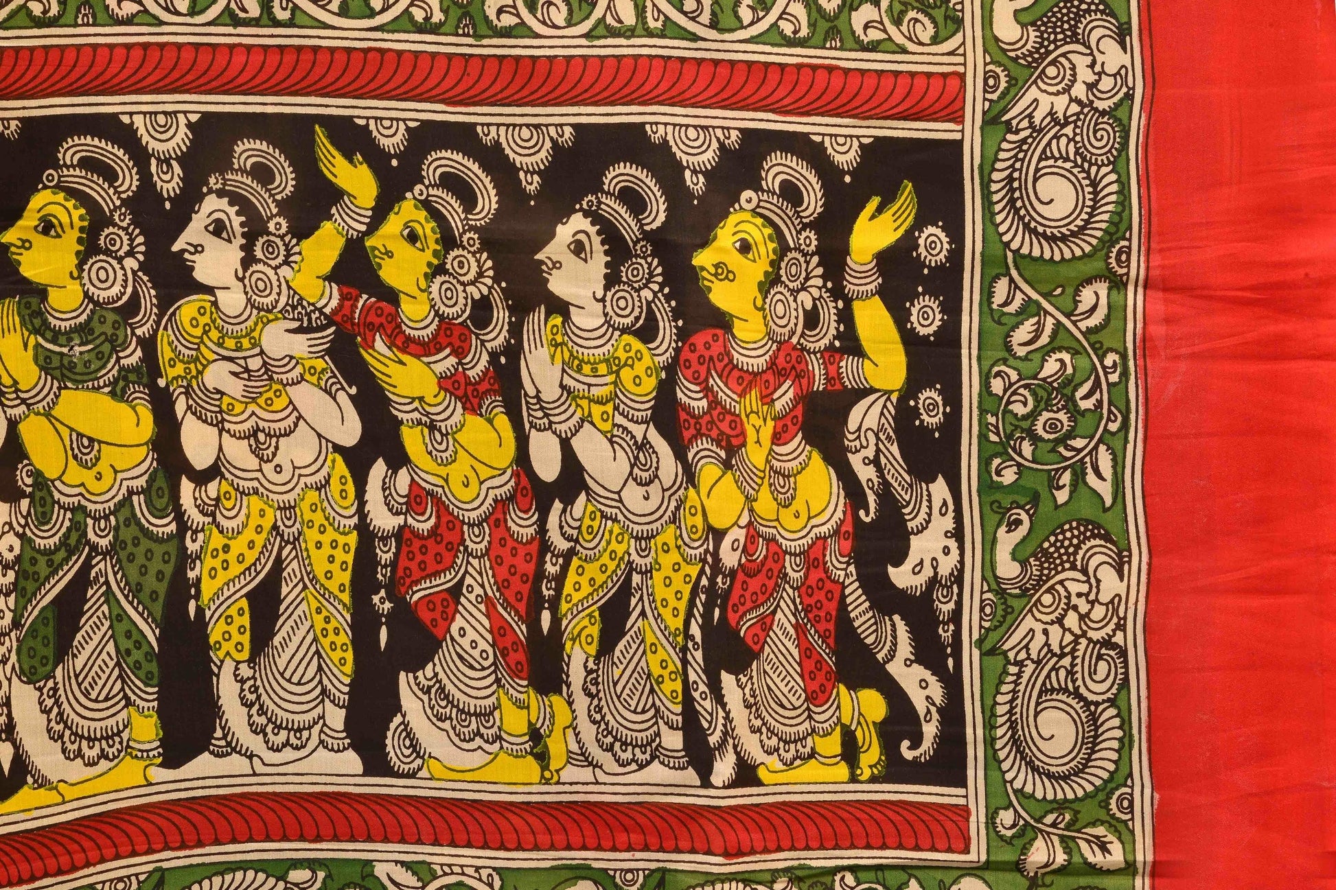 Panjavarnam Kalamkari Silk Saree PK-19 - Kalamkari Silk - Panjavarnam