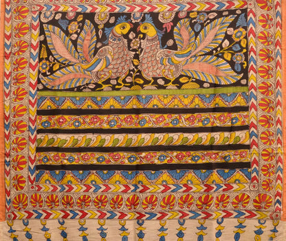 Panjavarnam Kalamkari Silk Saree PK-31 - Kalamkari Silk - Panjavarnam