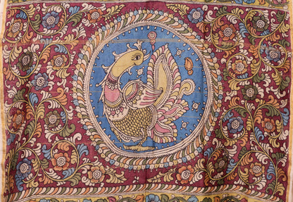 Panjavarnam Kalamkari Silk Saree PK 38 - Kalamkari Silk - Panjavarnam