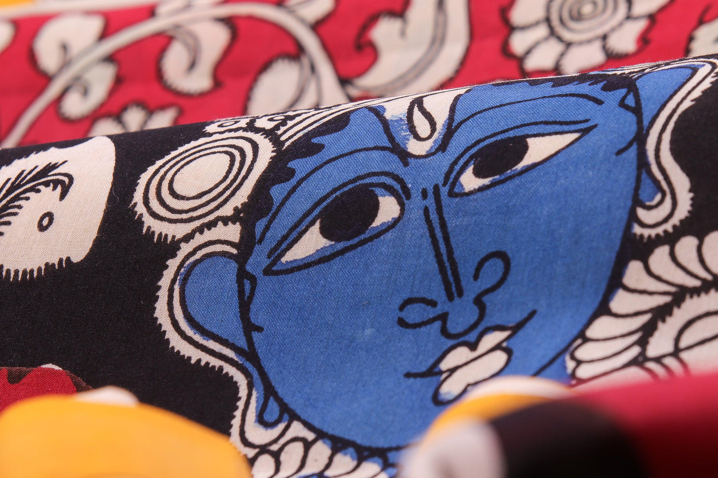 Panjavarnam Kalamkari Silk Saree PKF 52 - Kalamkari Silk - Panjavarnam