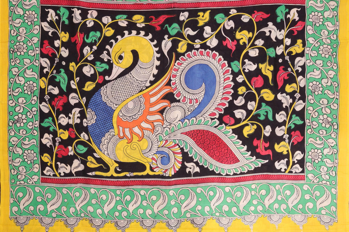 Panjavarnam Kalamkari SIlk Saree PKF 58 - Kalamkari Silk - Panjavarnam