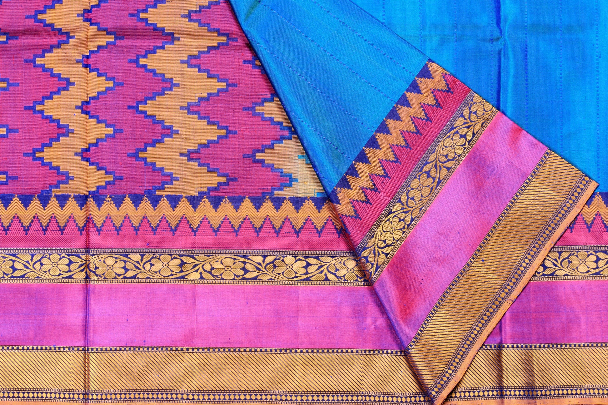 Panjavarnam Kanjivaram Sik Saree PVG52 - Silk Sari - Panjavarnam sari