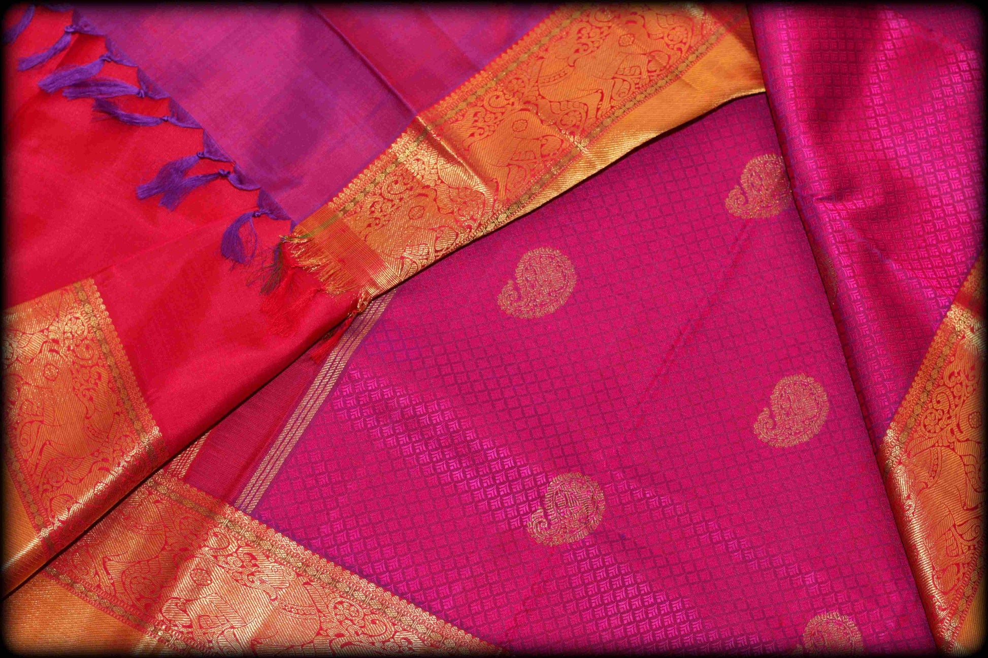 Panjavarnam Kanjivaram Silk PV04 - Silk Sari - Panjavarnam sari