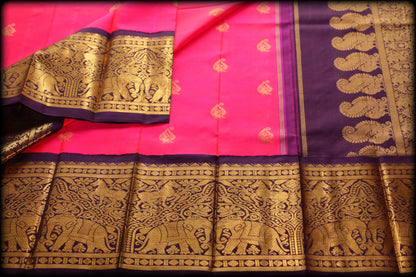 Panjavarnam Kanjivaram Silk-PV23 - Silk Sari - Panjavarnam