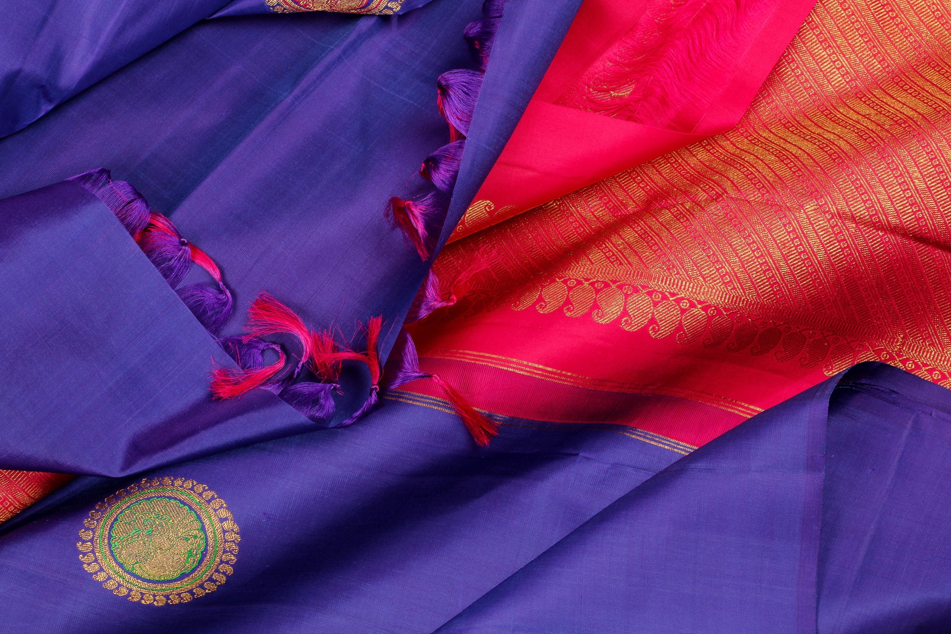 Panjavarnam Kanjivaram Silk Saree ARJ 0118 070 - Silk Sari - Panjavarnam sari