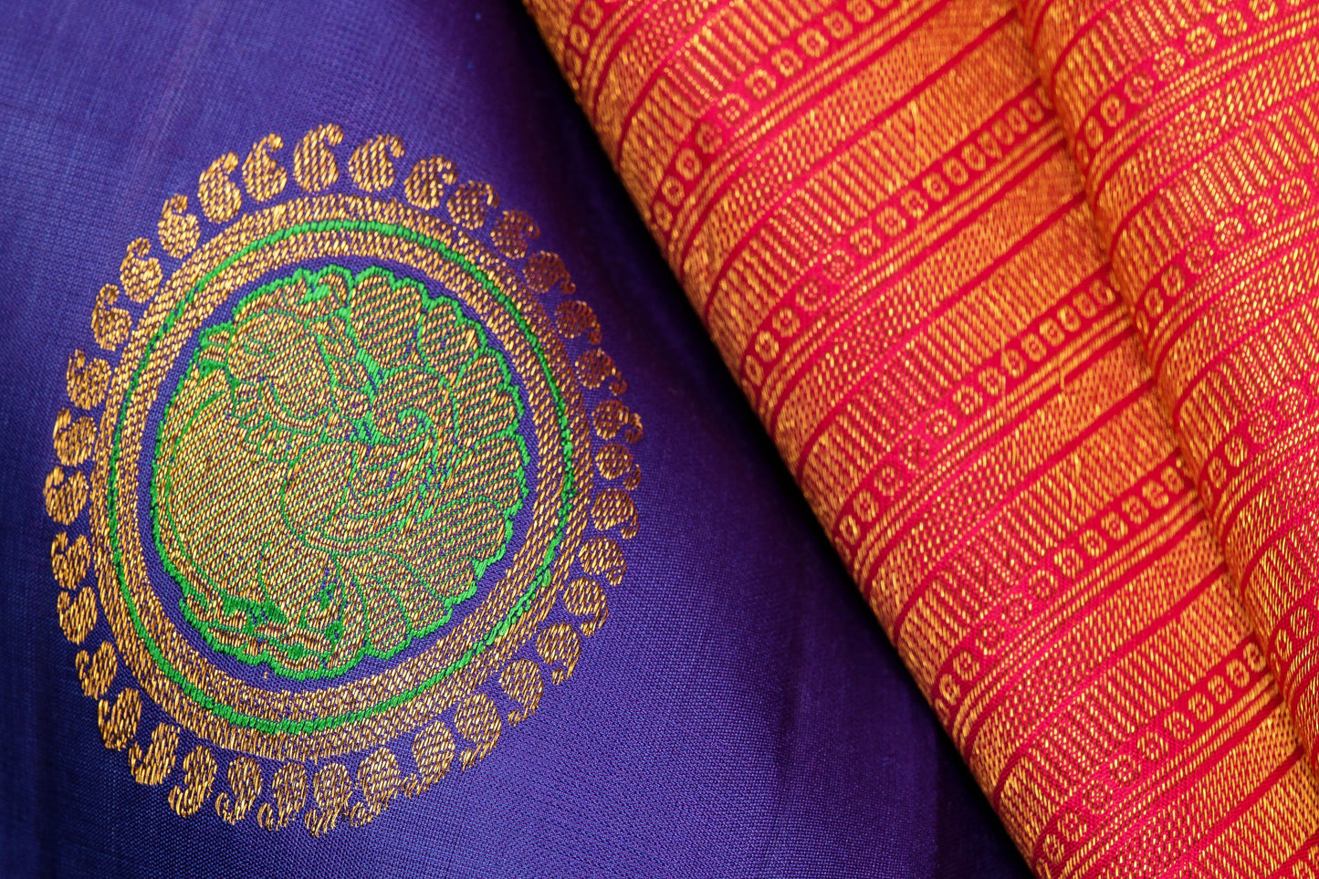 Panjavarnam Kanjivaram Silk Saree ARJ 0118 070 - Silk Sari - Panjavarnam sari