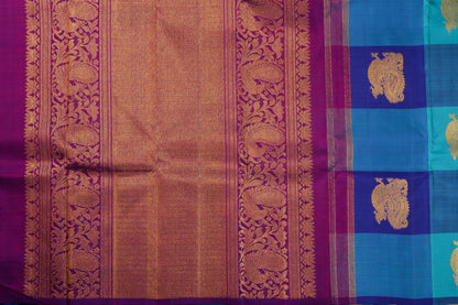 Panjavarnam Kanjivaram Silk Saree ARJ 0118 077 - Silk Sari - Panjavarnam
