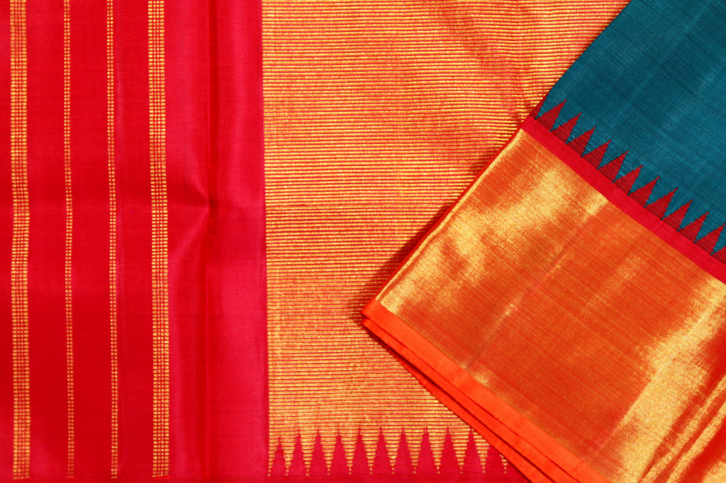 Panjavarnam Kanjivaram Silk Saree PVG07 - Silk Sari - Panjavarnam