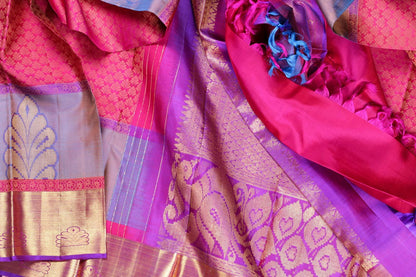 Panjavarnam Kanjivaram Silk Saree PVM 0318 1185 - Silk Sari - Panjavarnam