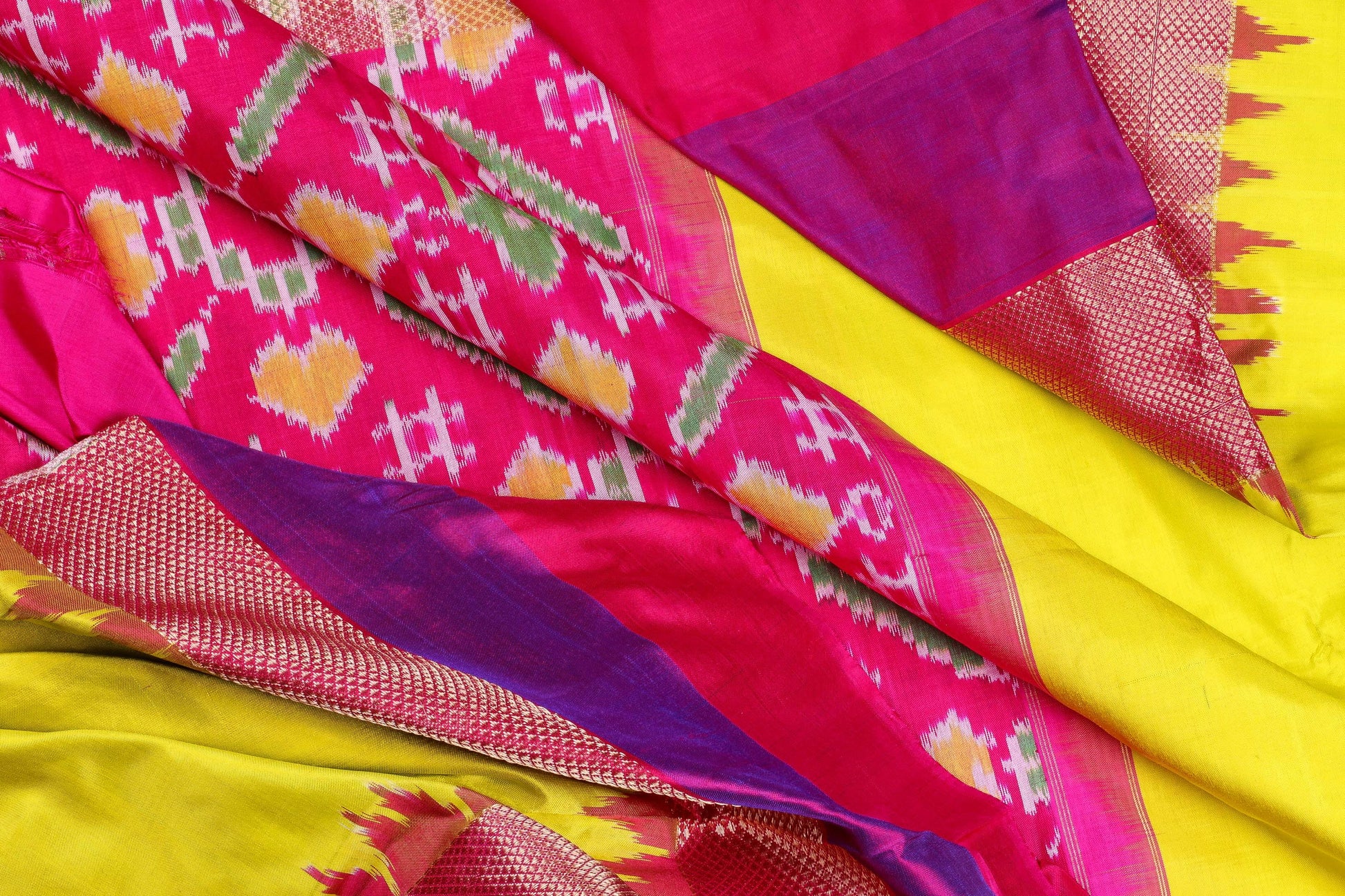 Panjavarnam Pochampally Silk Saree PP 01 - Pochampally Silk - Panjavarnam