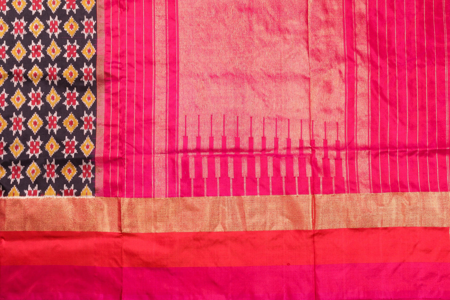 Panjavarnam Pochampally Silk Saree PP 10 - Pochampally Silk - Panjavarnam