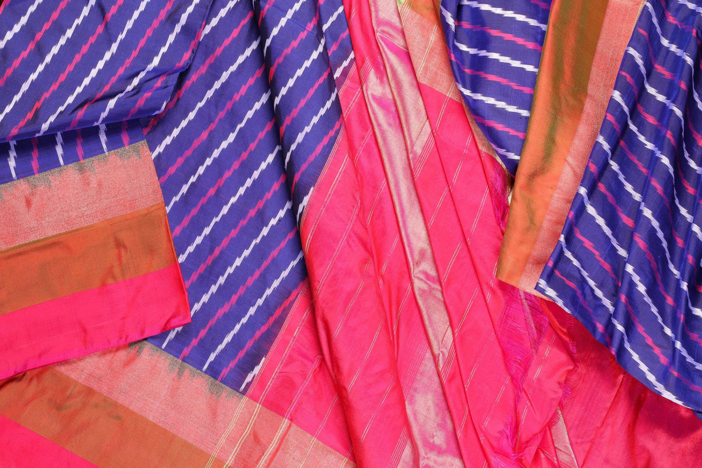 Panjavarnam Pochampally Silk Saree PPF 008 - Pochampally Silk - Panjavarnam