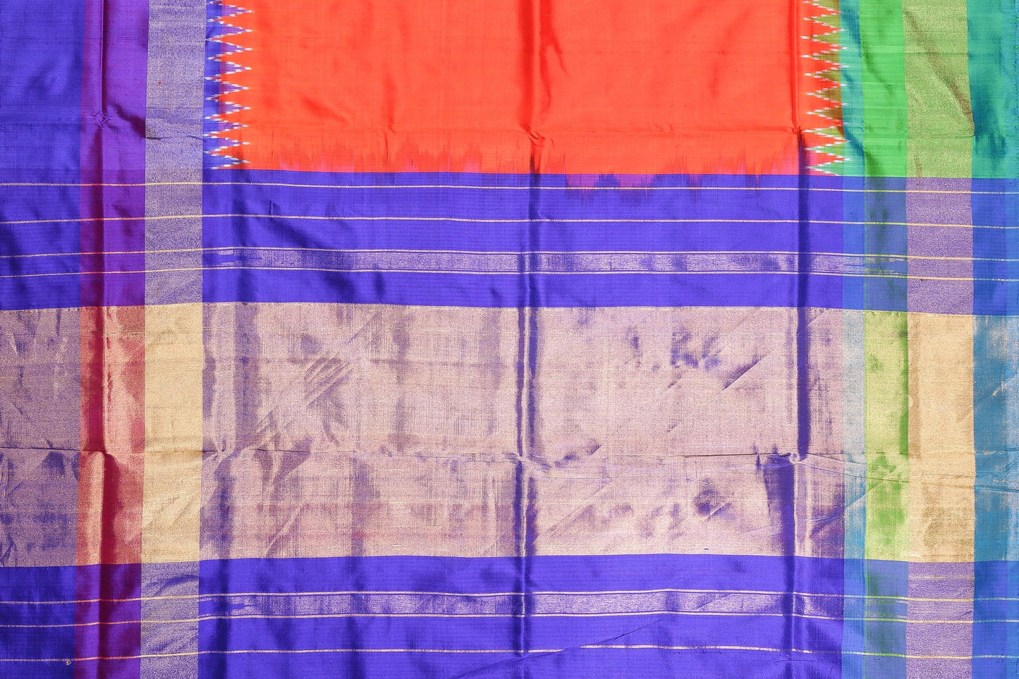 Panjavarnam Pochampally Silk Saree PPF 012 Archives - Pochampally Silk - Panjavarnam