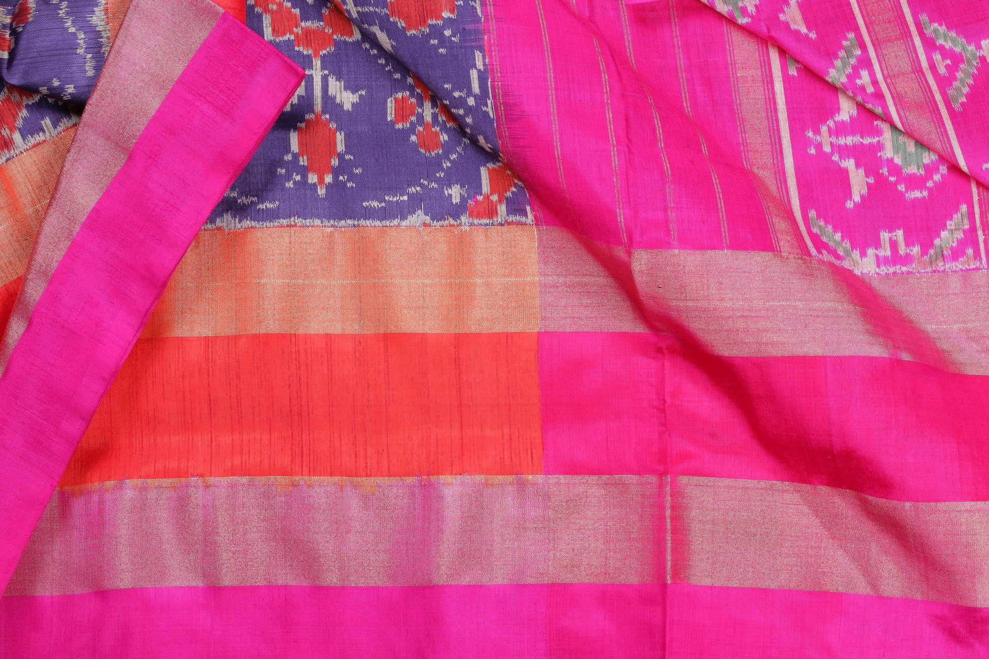 Panjavarnam Pochampally Silk Saree PPF 018 - Pochampally Silk - Panjavarnam