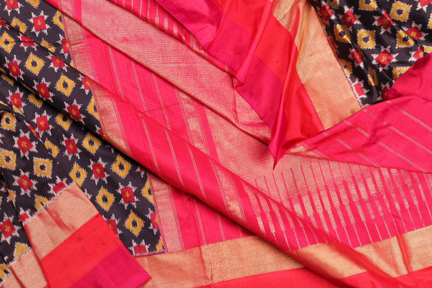 Panjavarnam Pochampally Silk Saree PPF 021 - Pochampally Silk - Panjavarnam