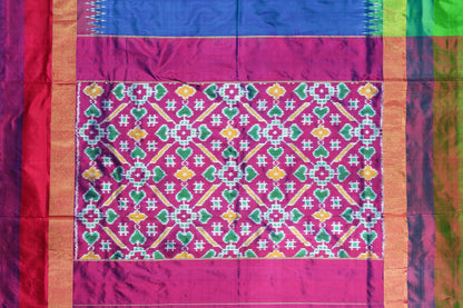 Panjavarnam Pochampally Silk Saree PPF 1 - Pochampally Silk - Panjavarnam
