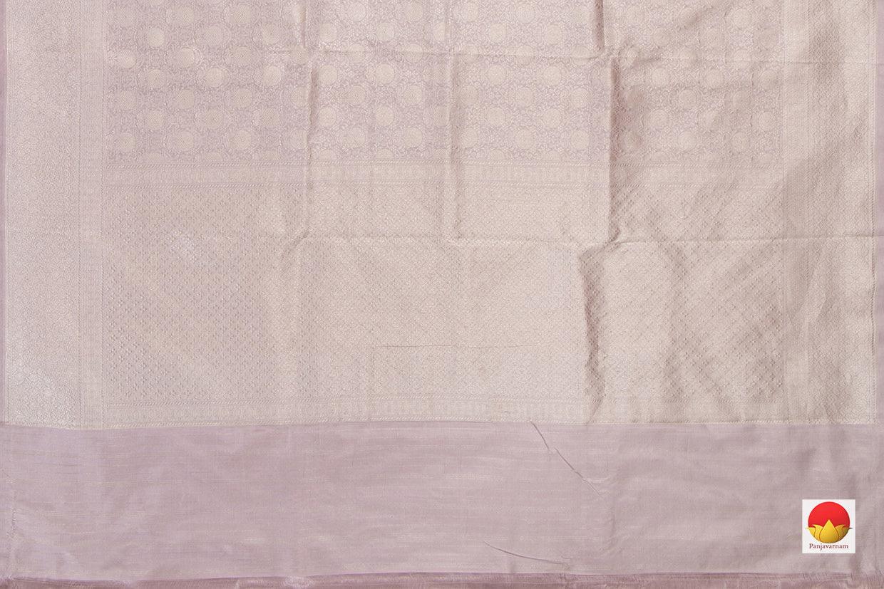 Pastel Mauve Tanchoi Banarasi Silk Saree Handwoven Pure Silk PB KO 105 - Banarasi Silk - Panjavarnam PB KO 105