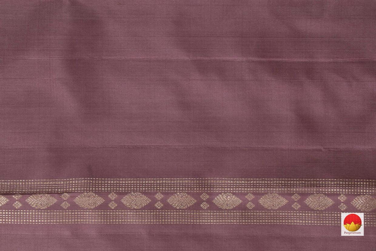 Pastel Pink Kanchipuram Silk Saree Borderless Handwoven Pure Silk Pure Zari For Wedding Wear PV NYC 513 - Silk Sari - Panjavarnam PV NYC 513