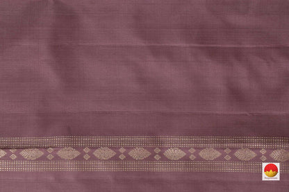 Pastel Pink Kanchipuram Silk Saree Borderless Handwoven Pure Silk Pure Zari For Wedding Wear PV NYC 513 - Silk Sari - Panjavarnam PV NYC 513
