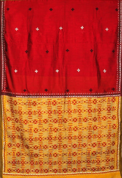PH-31 Panjavarnam Handloom Sari - Linen Sari - Panjavarnam