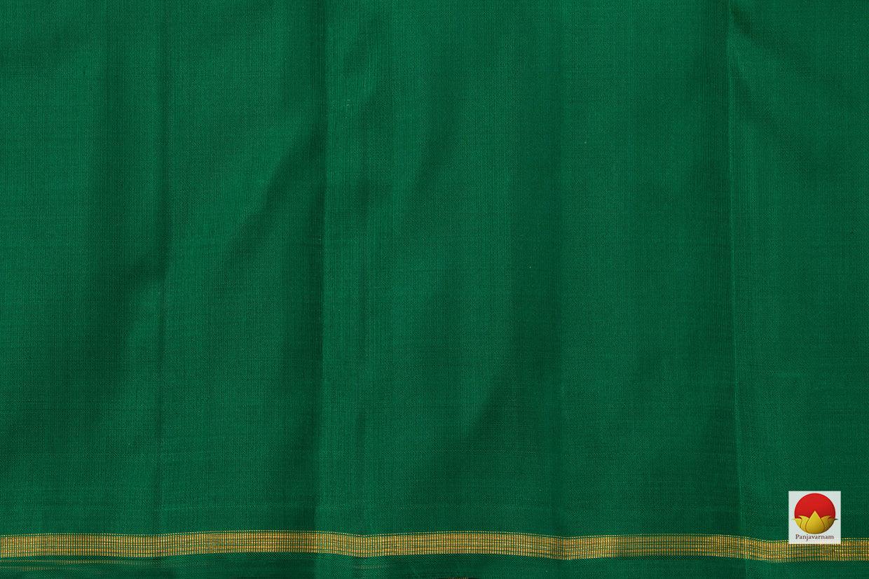 Pink Borderless Kanchipuram Silk Saree Handwoven Pure Silk Pure Zari For Festive Wear PV GTA 04 - Silk Sari - Panjavarnam PV GTA 04