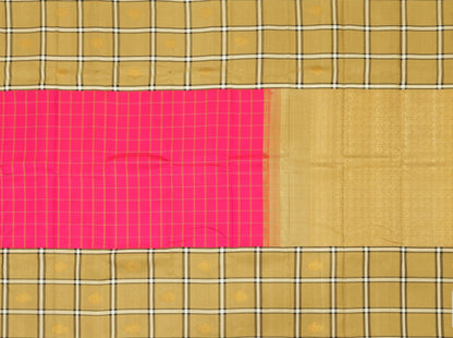 Pink Handwoven Kanjivaram Saree Pure Silk Pure Zari For Party Wear PV VL 38 - Silk Sari - Panjavarnam