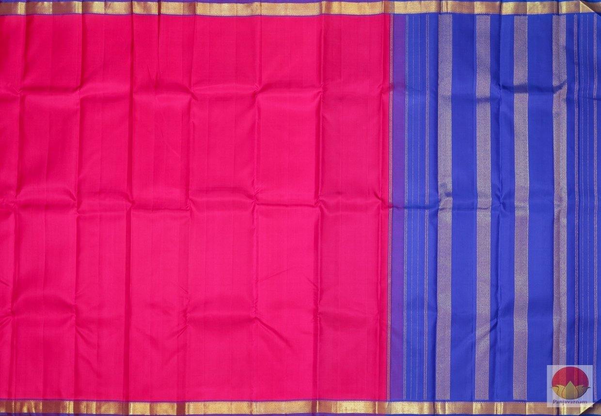 Pink Light Weight Handwoven Pure Silk Kanjivaram Saree Pure Zari For Festive Wear PV SVS 11352 - Silk Sari - Panjavarnam SVS 11352