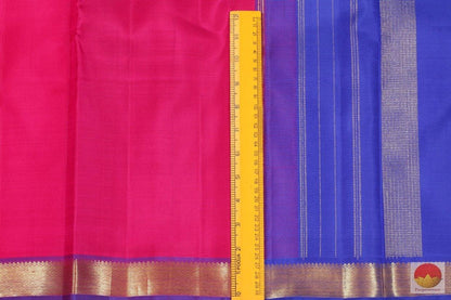 Pink Light Weight Handwoven Pure Silk Kanjivaram Saree Pure Zari For Festive Wear PV SVS 11352 - Silk Sari - Panjavarnam SVS 11352