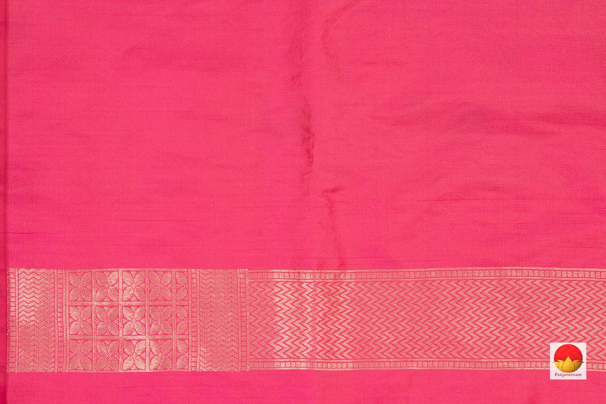 Pink Tanchoi Banarasi Silk Saree Handwoven Pure Silk PB SN 106 - Banarasi Silk - Panjavarnam PB SN 106