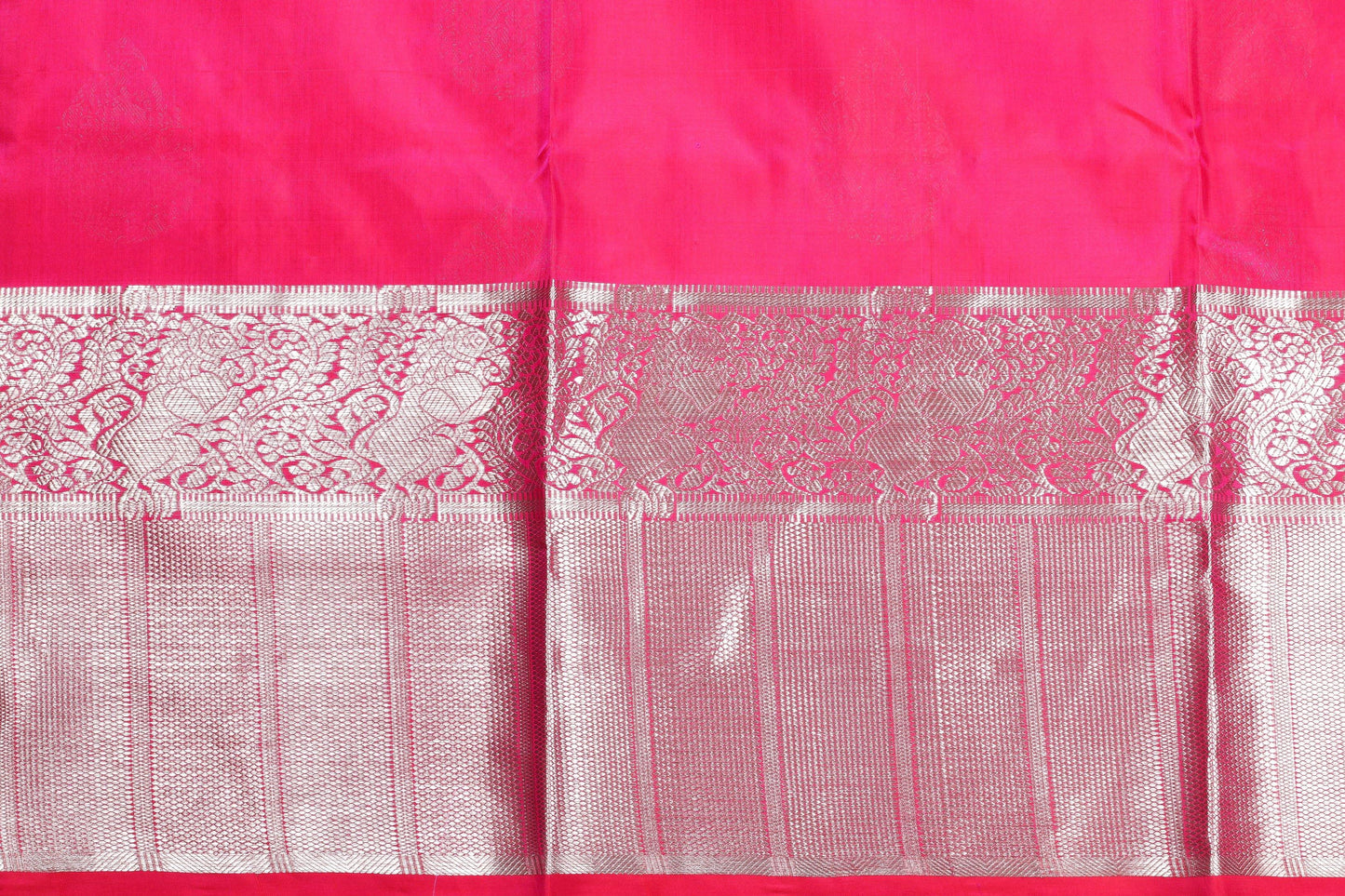 Pink Traditional Design Handwoven Pure Silk Kanjivaram Saree - Pure Zari - PA 125 - Silk Sari - Panjavarnam