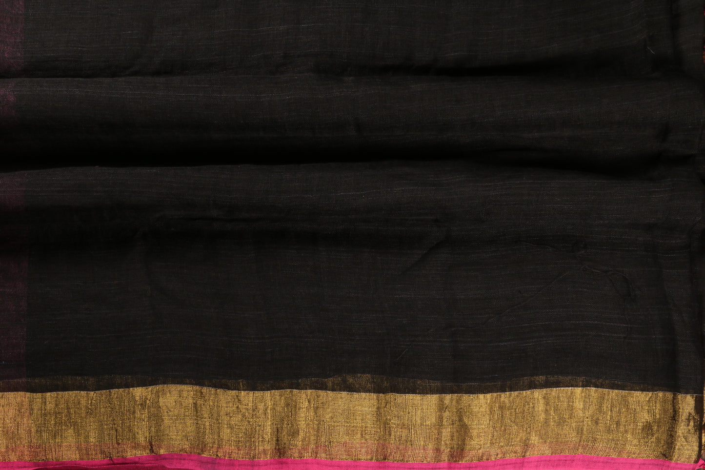 PL-03 Panjavarnam Linen Sari - Linen Sari - Panjavarnam 1