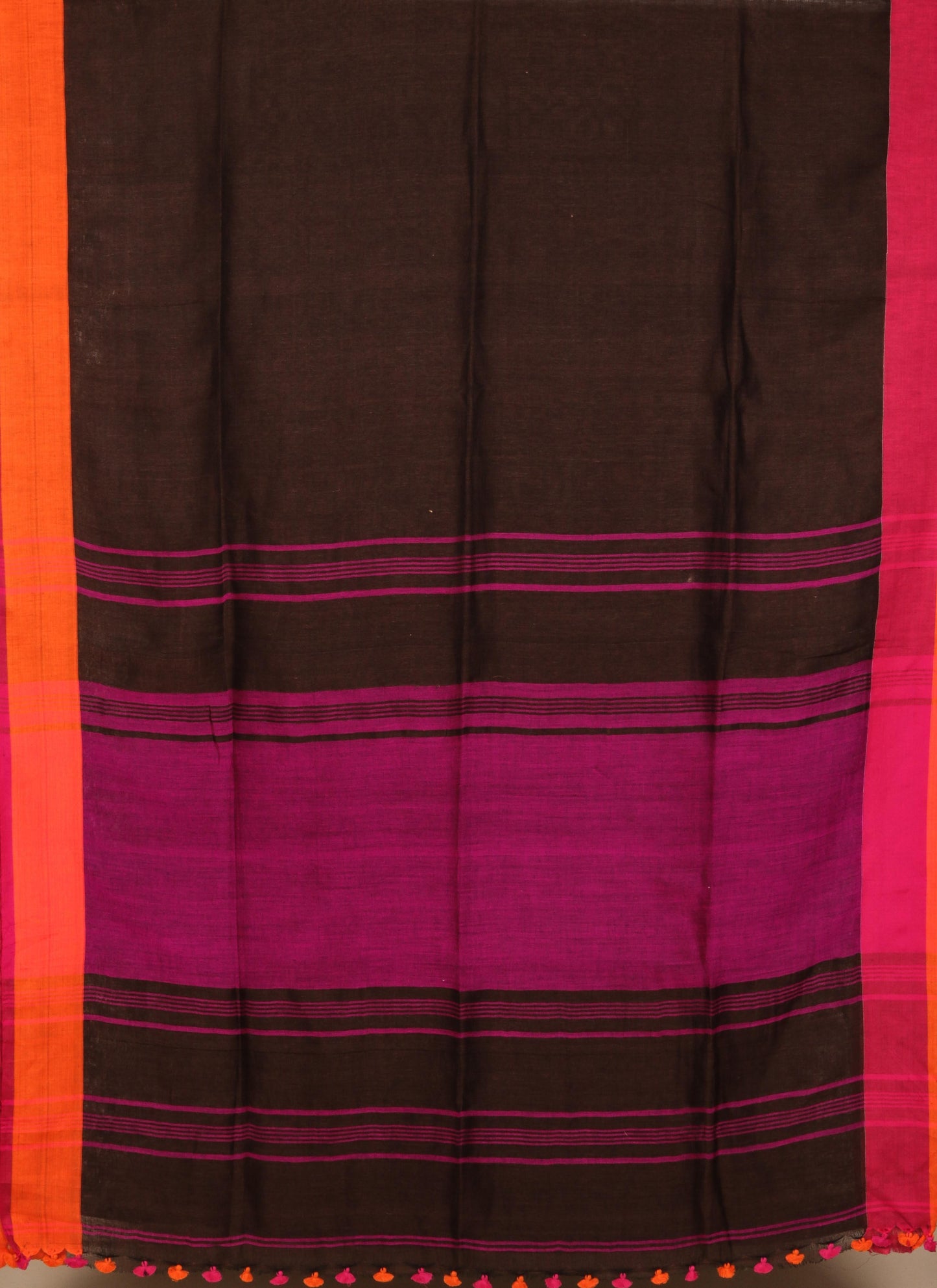 PL-10 Panjavarnam Linen Sari - Linen Sari - Panjavarnam sari