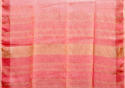 PL-29 Panjavarnam Linen Sari - Linen Sari - Panjavarnam