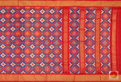 Pochampally - Double Ikkat - Handwoven Pure Silk - PIK 112 - 10 - Archives - Pochampally Silk - Panjavarnam