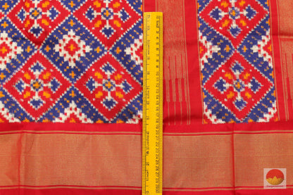 Pochampally - Double Ikkat - Handwoven Pure Silk - PIK 112 - 10 - Archives - Pochampally Silk - Panjavarnam