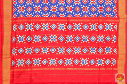 Pochampally - Double Ikkat - Handwoven Pure Silk - PIK 13 - 1 - Archives - Pochampally Silk - Panjavarnam