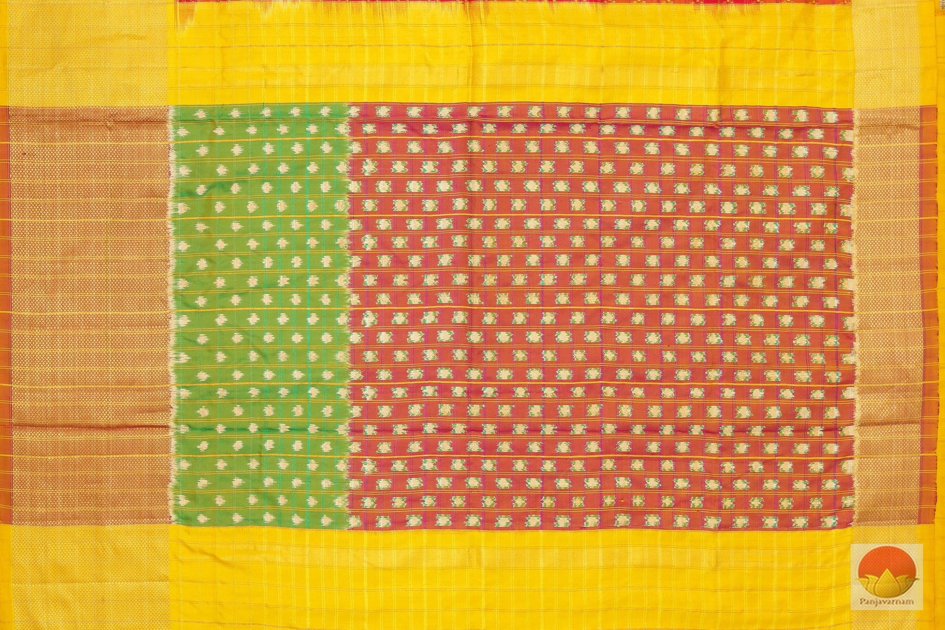 Pochampally Ikkat Saree - Handwoven Pure Silk -PIK 106-7 - Archives - Pochampally Silk - Panjavarnam
